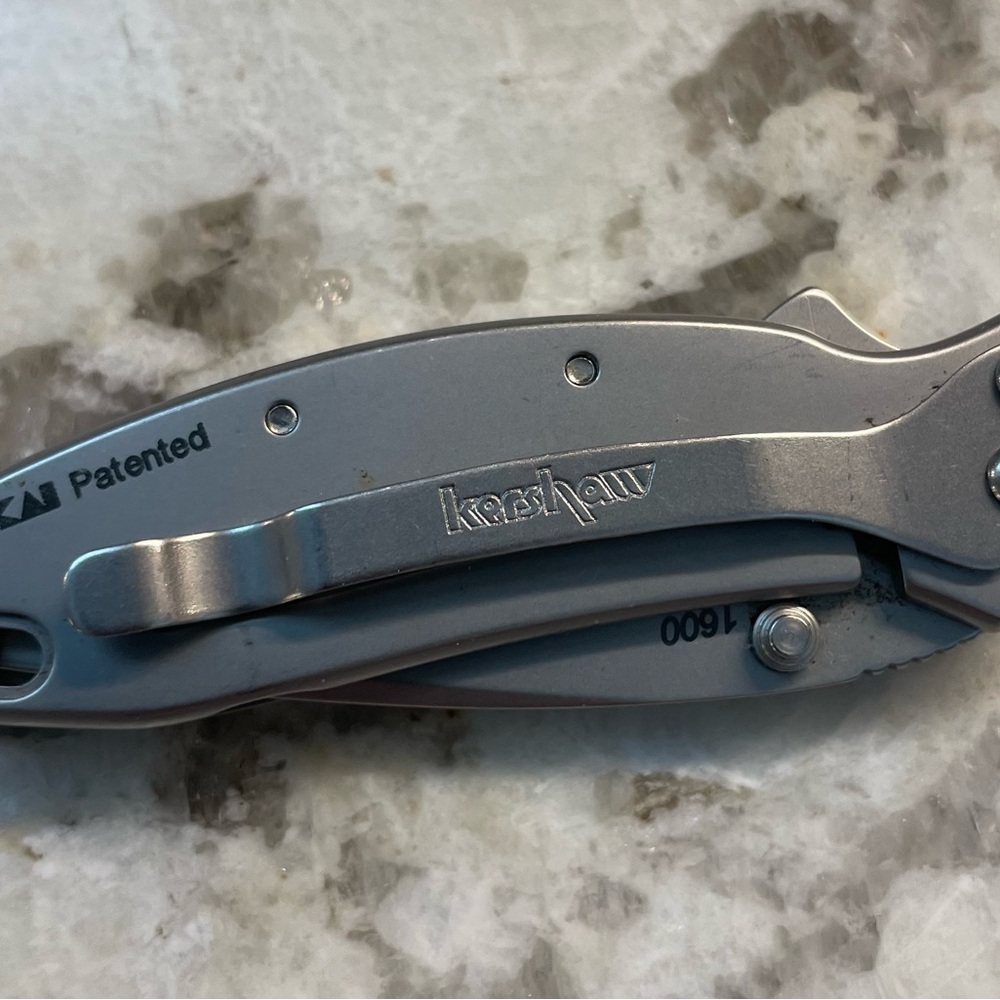 Kershaw 1600 Folding Pocket Knife - Silver - Picture 2 of 10